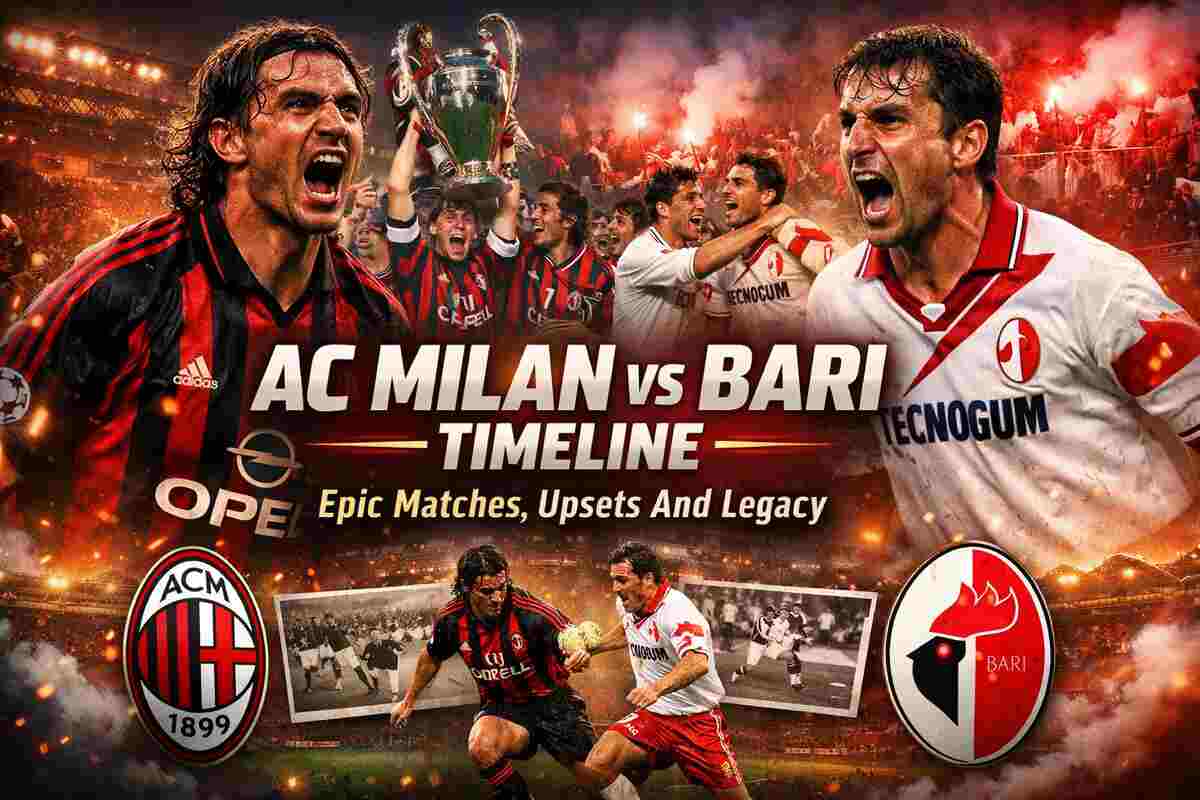 AC Milan vs SSC Bari Timeline: Epic Matches, Upsets And Legacy
